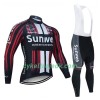 Cykeltøj Langærmet + Bib Cykelbukser 2020 Team Sunweb N003